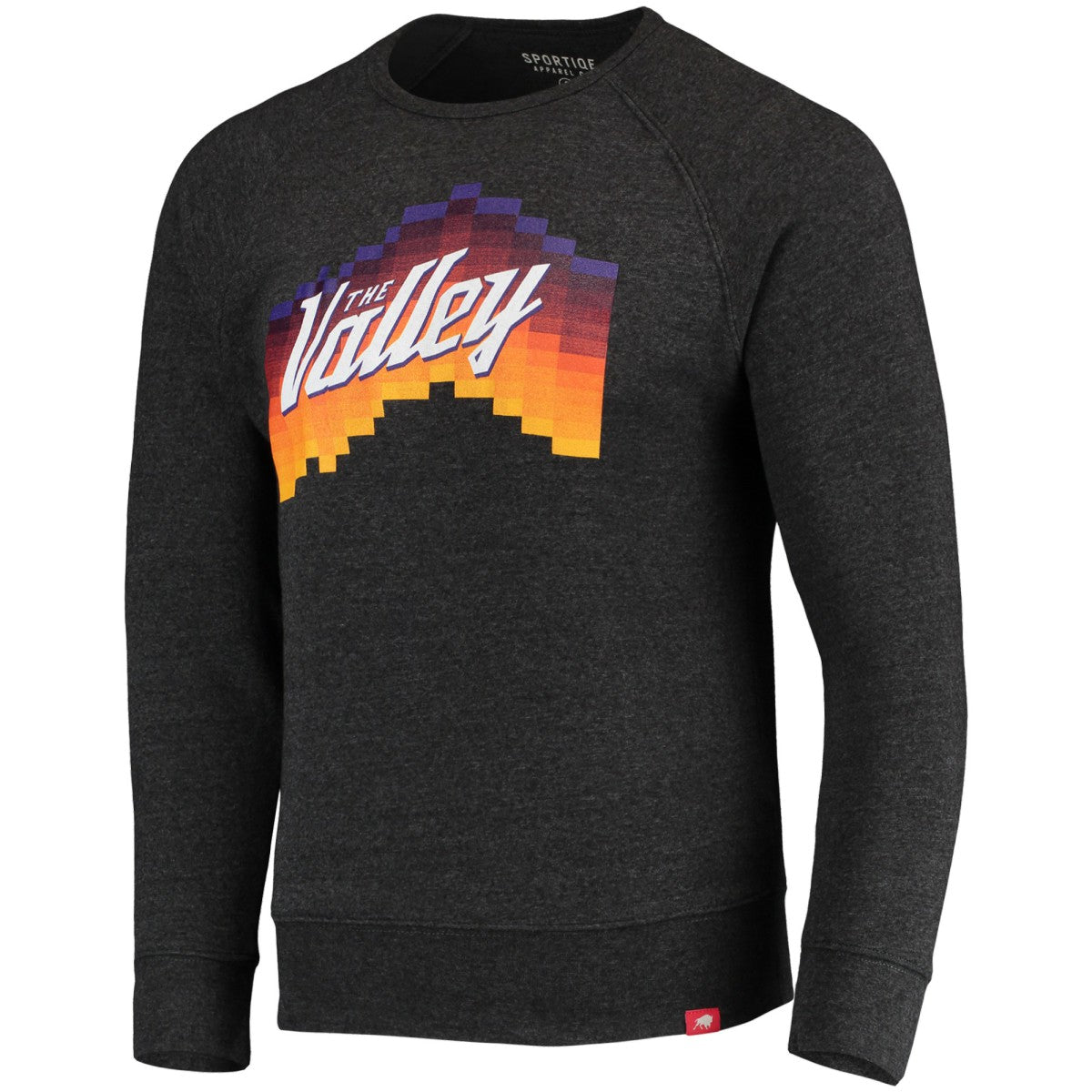 NBA Phoenix Suns Sportiqe Harmon Raglan Tri-Blend Pullover Sweatshirt