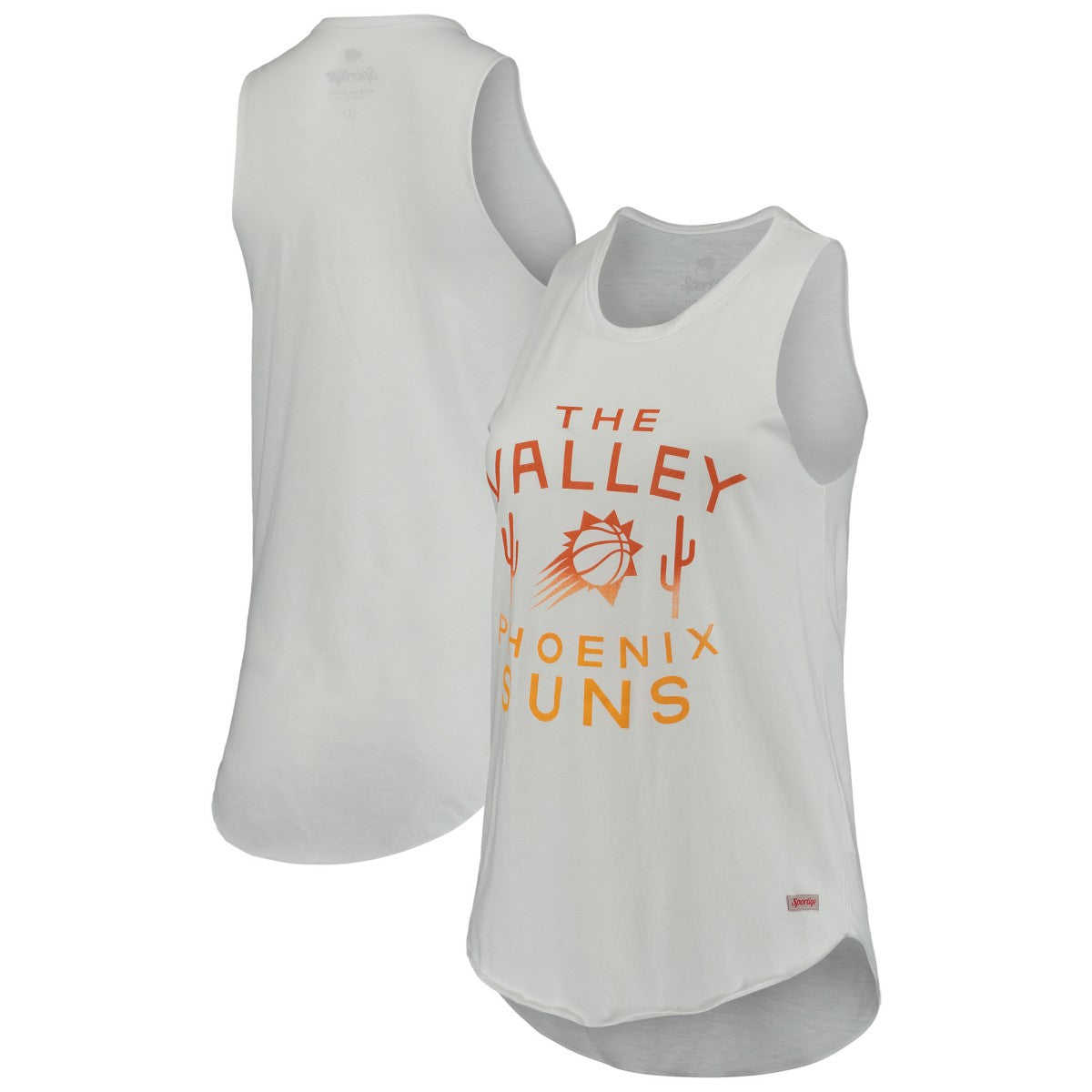 NBA Phoenix Suns Sportiqe Women's Janie Tri-Blend Tank Top