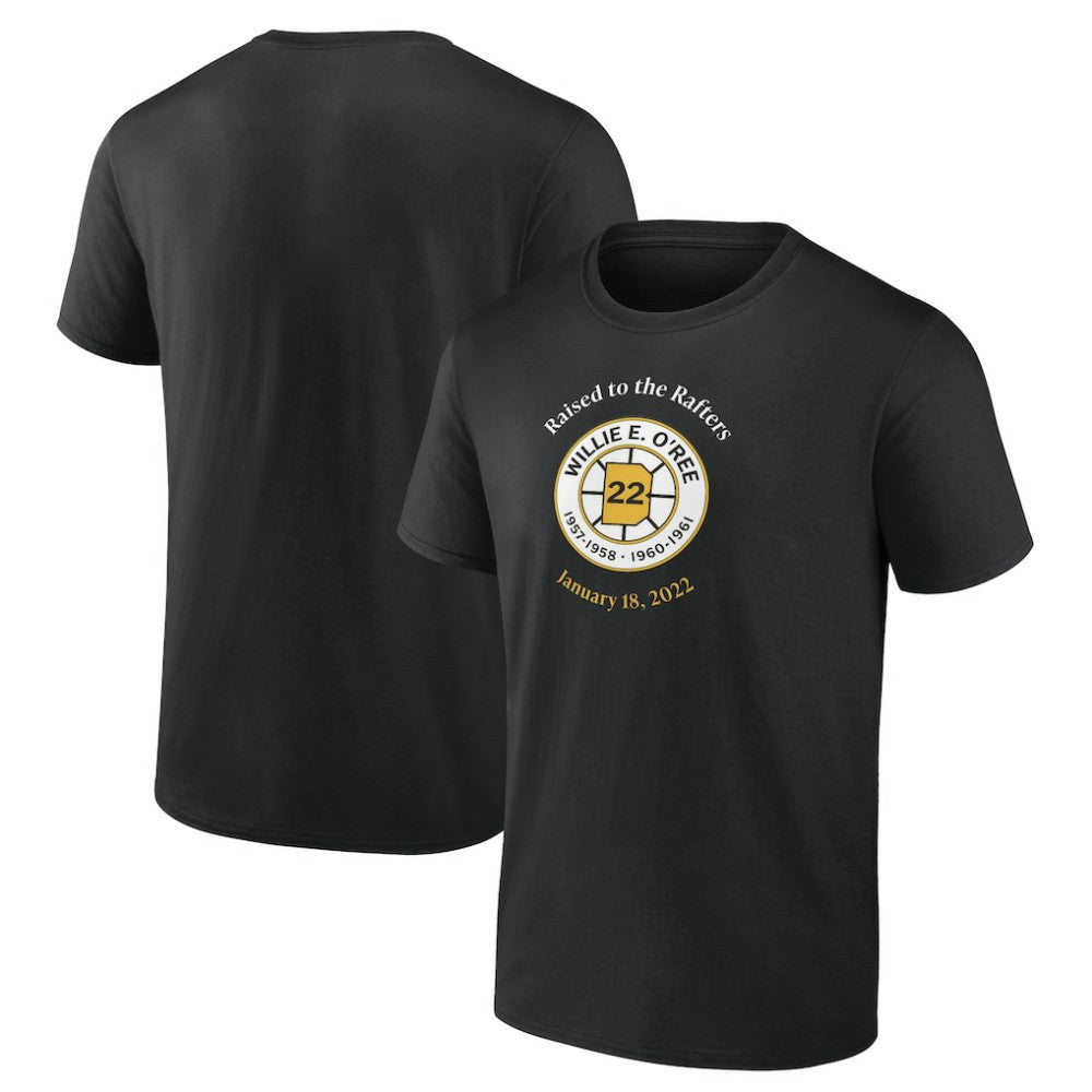 NHL Black Willie O'Ree Boston Bruins Retirement T-Shirt