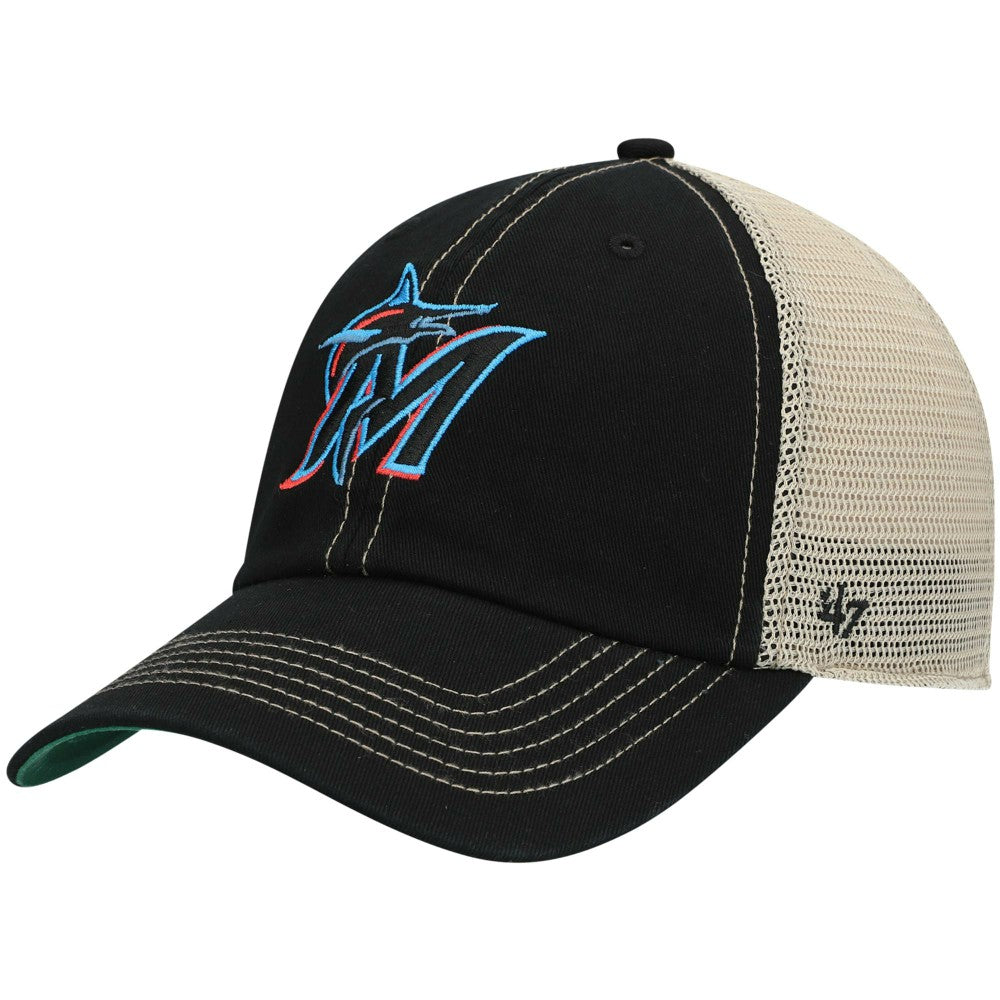 MLB Miami Marlins '47 Trawler Clean Up Trucker Snapback Hat