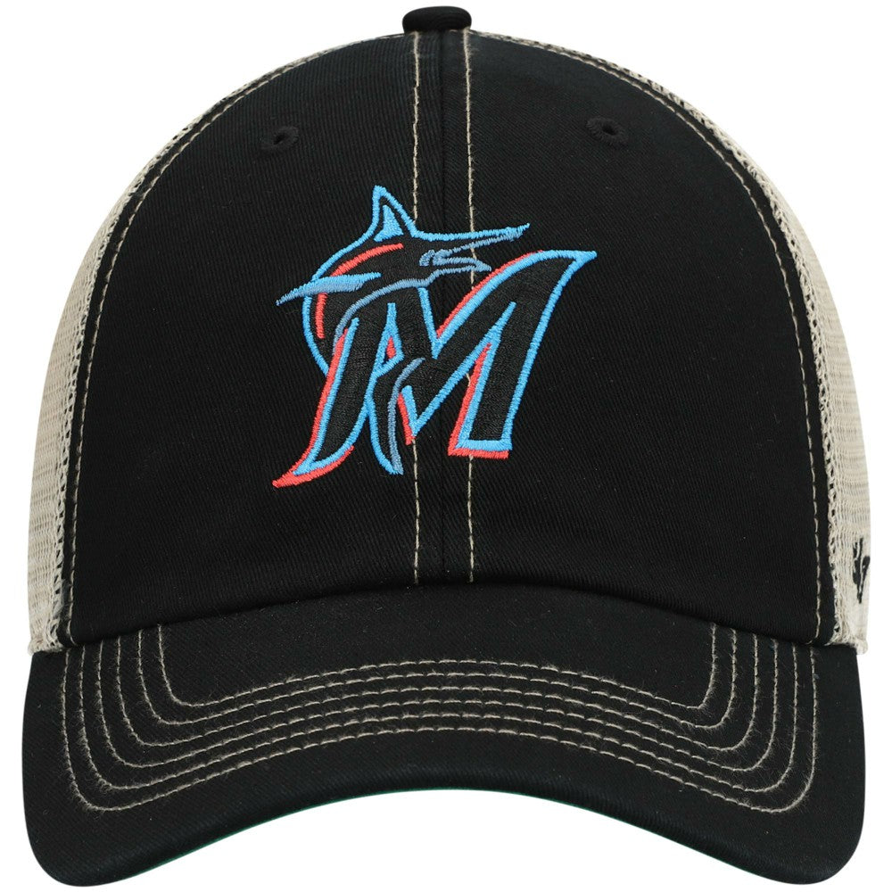 MLB Miami Marlins '47 Trawler Clean Up Trucker Snapback Hat
