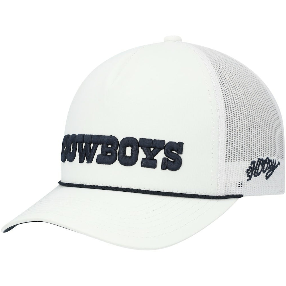 HOOey Wordmark Rope Trucker Snapback Hat - Dallas Cowboys