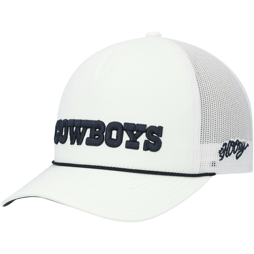 HOOey Wordmark Rope Trucker Snapback Hat - Dallas Cowboys