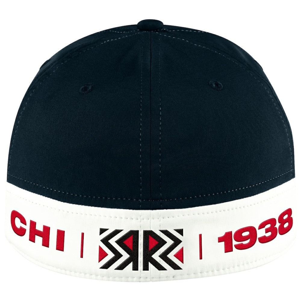 NHL Black Chicago Blackhawks adidas Reverse Retro 2.0 Flex Hat
