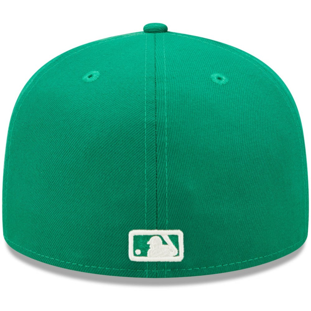 MLB Chicago Cubs New Era White Logo 59FIFTY Fitted Hat