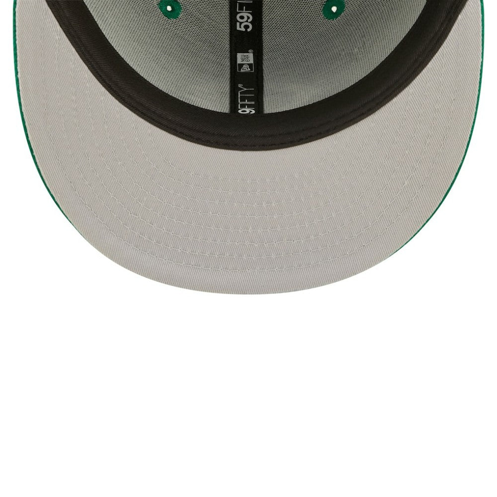 MLB Chicago Cubs New Era White Logo 59FIFTY Fitted Hat