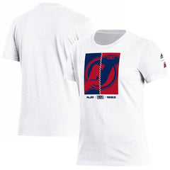 NHL White New Jersey Devils adidas Women's Reverse Retro 2.0 Playmaker T-Shirt