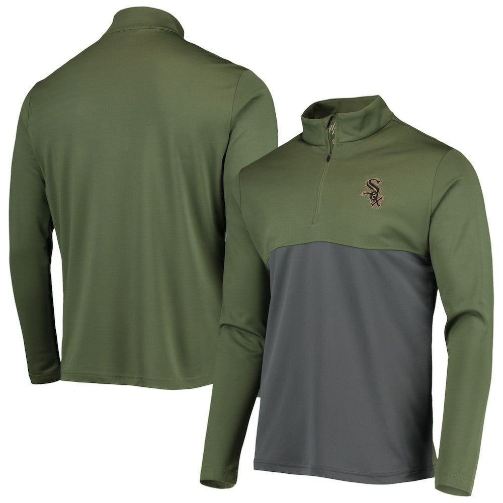 MLB Chicago White Sox Levelwear Delta Pursue Quarter-Zip Jacket