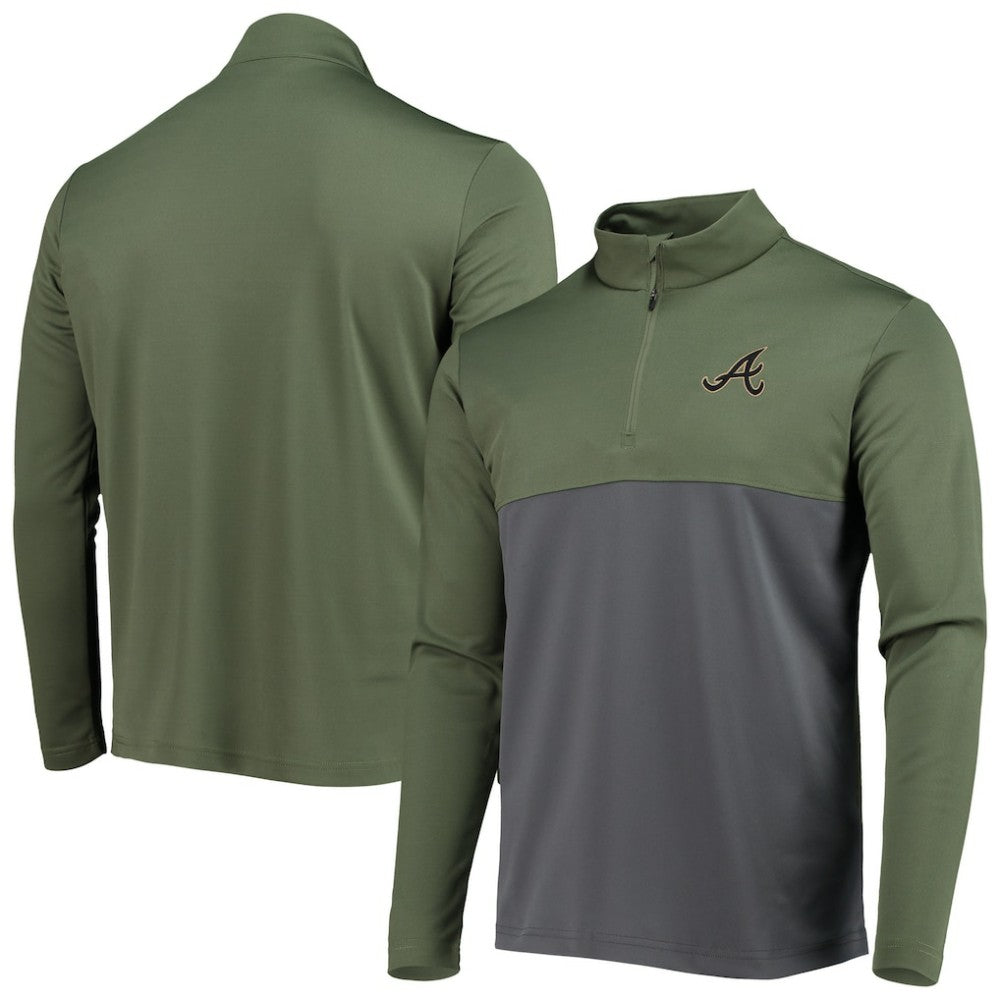 MLB Atlanta Braves Levelwear Delta Pursue Quarter-Zip Jacket