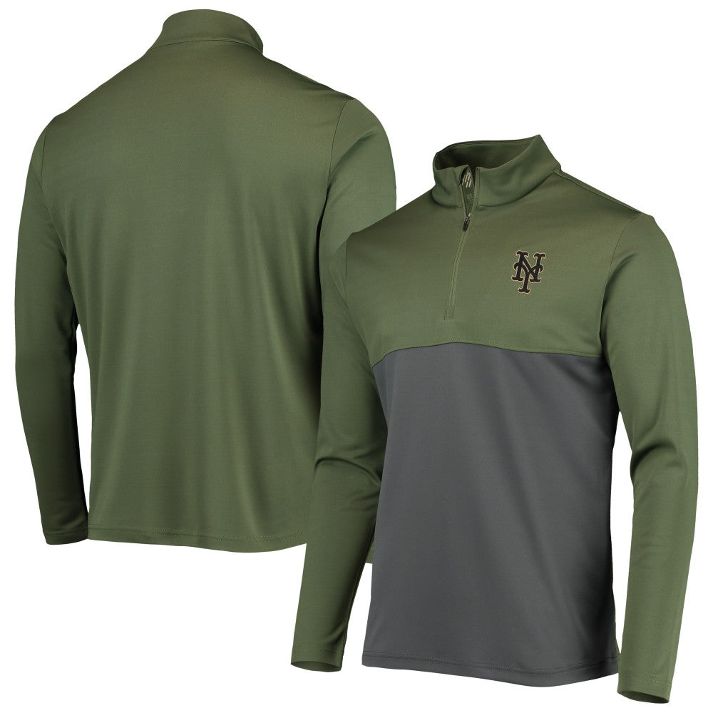 MLB New York Mets Levelwear Delta Pursue Quarter-Zip Jacket
