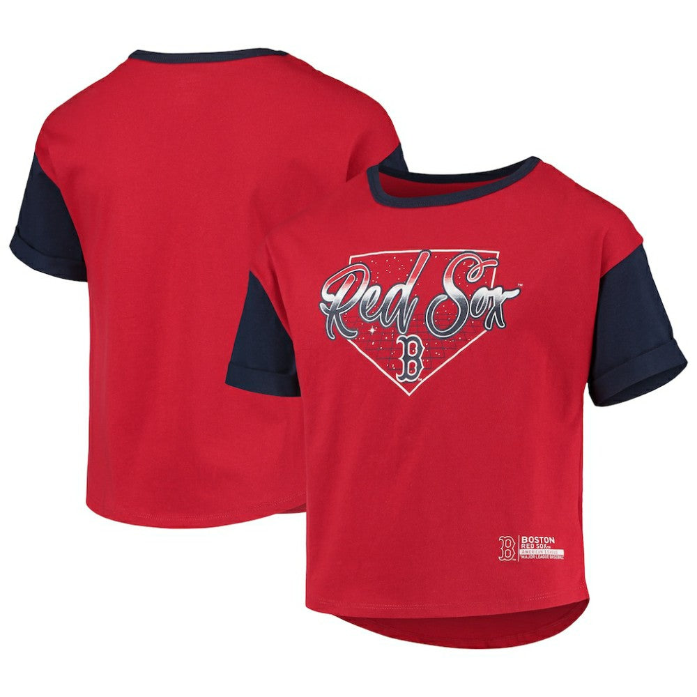 MLB Boston Red Sox Girls Youth Bleachers T-Shirt