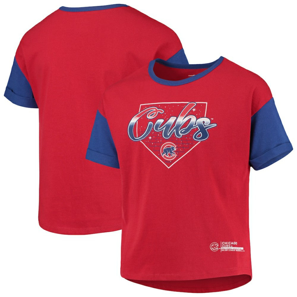 MLB Chicago Cubs Girls Youth Bleachers T-Shirt