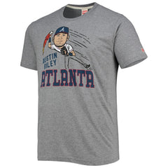 MLB Austin Riley Atlanta Braves Homage Caricature Tri-Blend T-Shirt