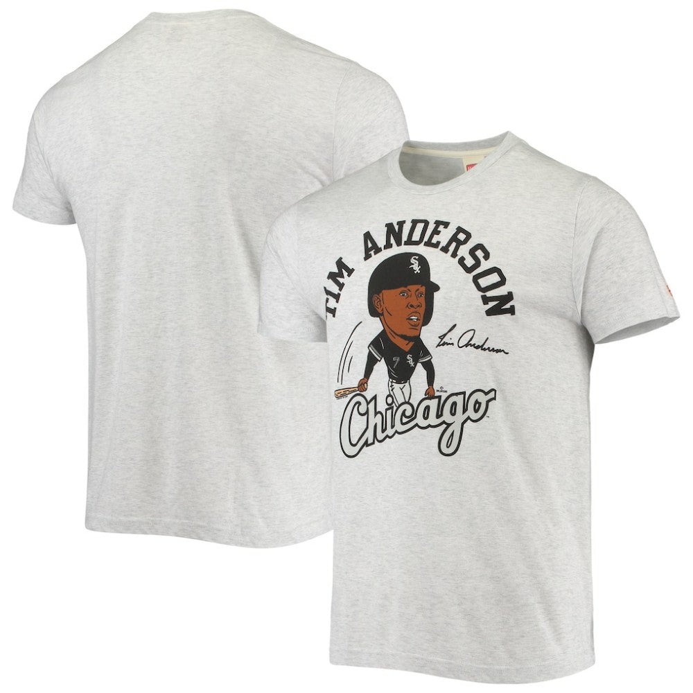 MLB Tim Anderson Chicago White Sox Homage Caricature Tri-Blend T-Shirt