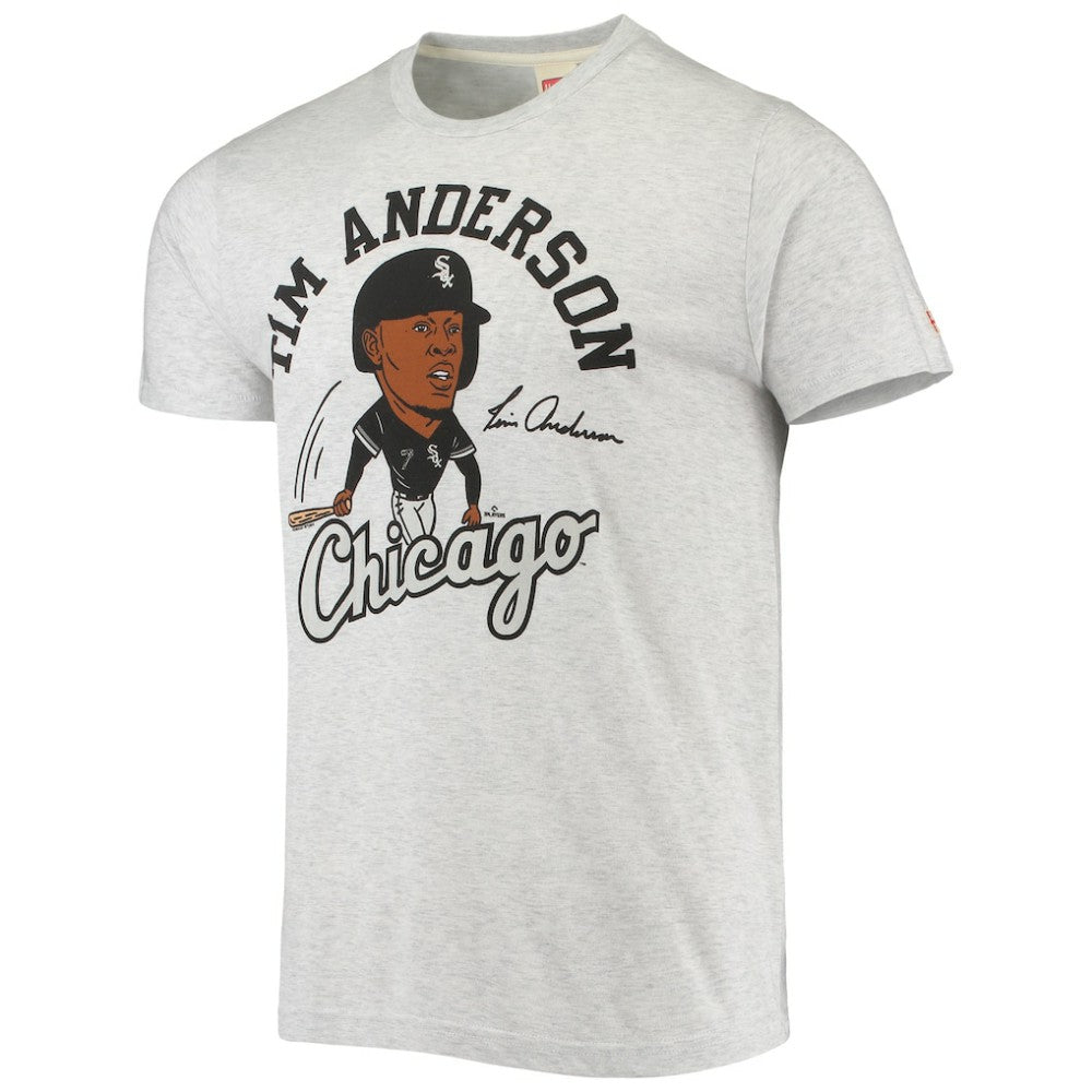 MLB Tim Anderson Chicago White Sox Homage Caricature Tri-Blend T-Shirt