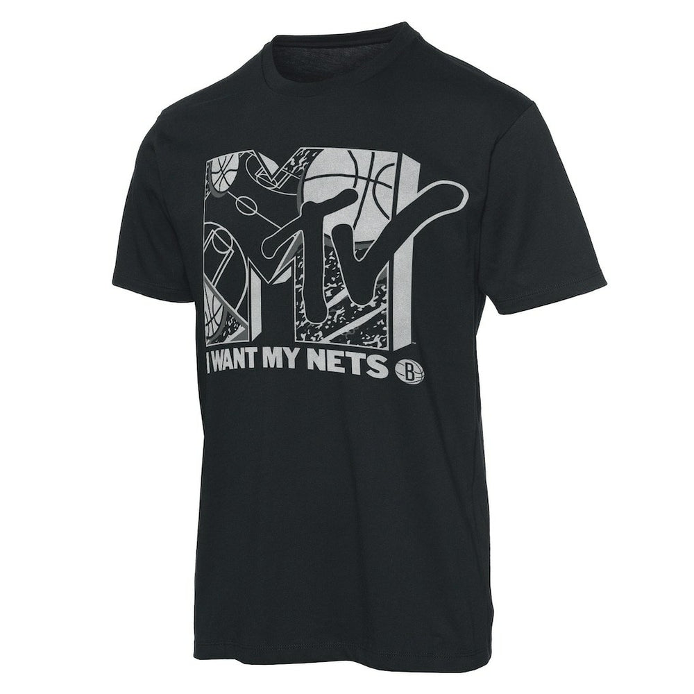 NBA Brooklyn Nets Junk Food NBA x MTV I Want My T-Shirt
