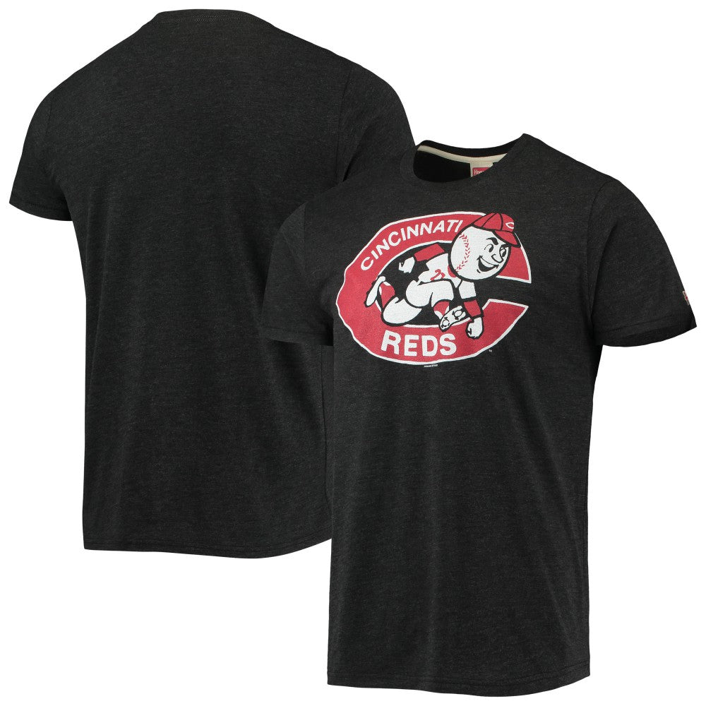 MLB Cincinnati Reds Homage Hand-Drawn Logo Tri-Blend T-Shirt