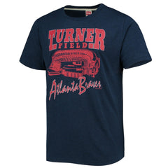 MLB Atlanta Braves Homage Stadium Tri-Blend T-Shirt