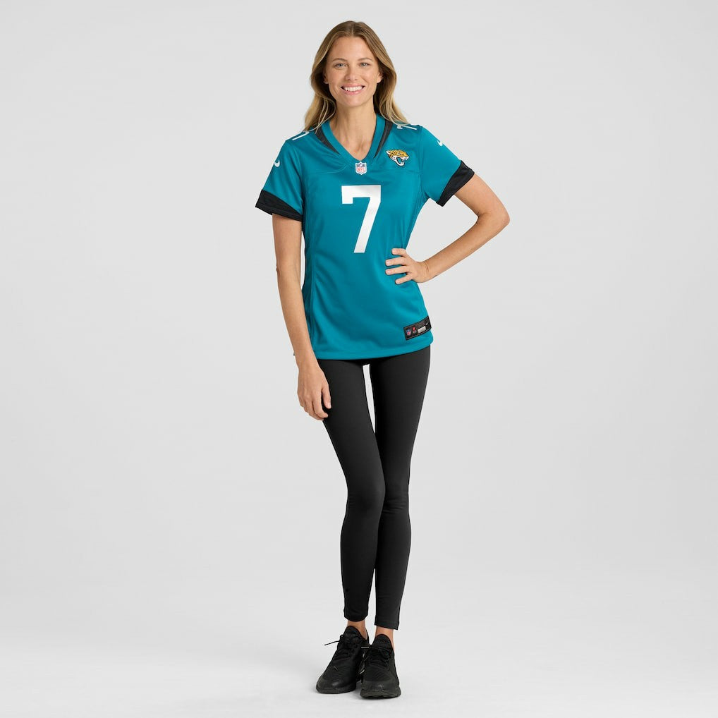Byron Leftwich  Women's Retired Player Game Jersey - Jacksonville Jaguars