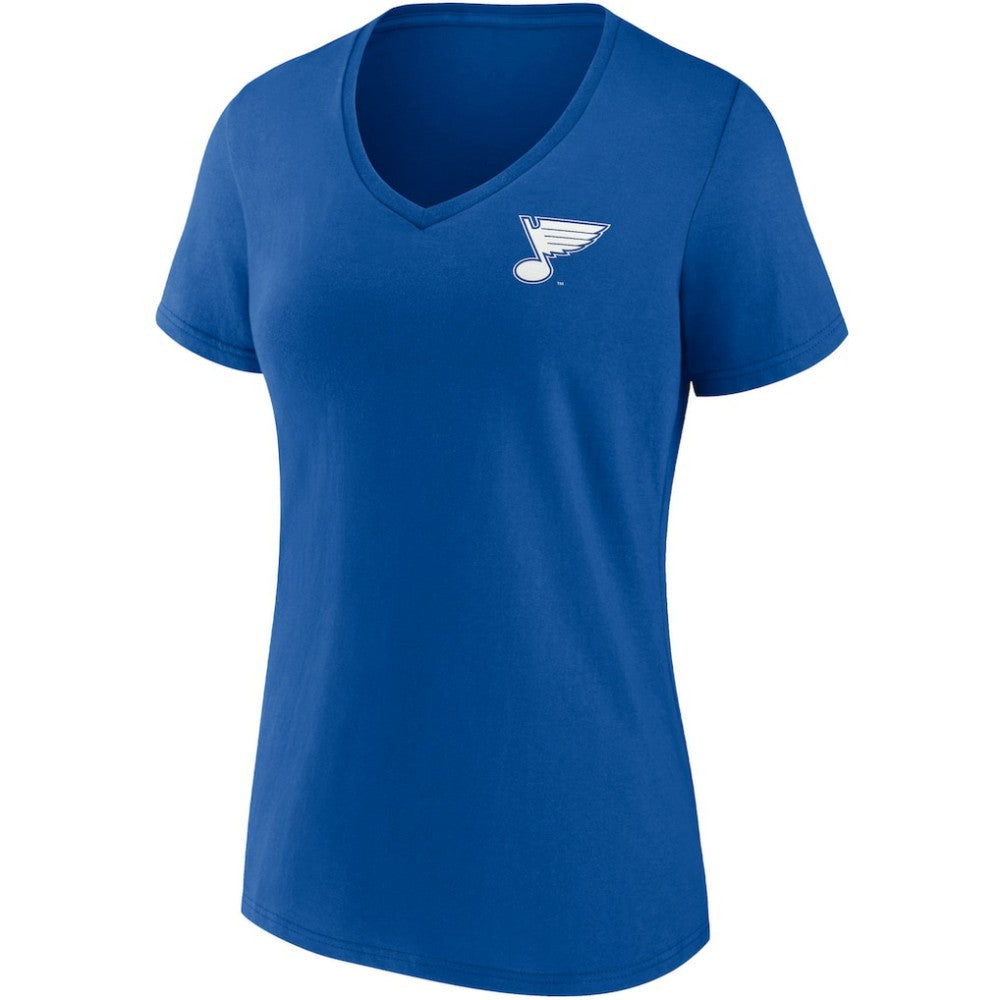 NHL Blue St. Louis Blues Fanatics Women's Team Mother's Day V-Neck T-Shirt