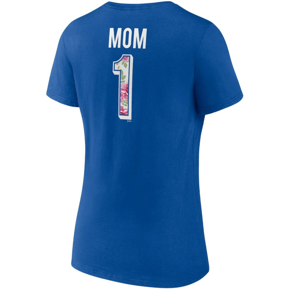 NHL Blue St. Louis Blues Fanatics Women's Team Mother's Day V-Neck T-Shirt