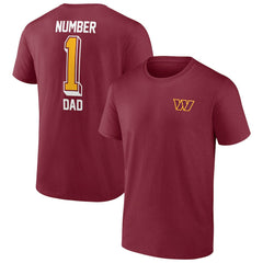 Team #1 Dad T-Shirt - Washington Commanders