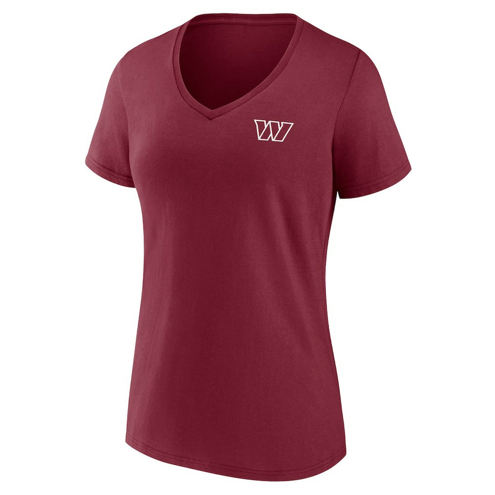 Women's Team Mother's Day V-Neck T-Shirt - Washington Commanders