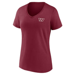 Women's Team Mother's Day V-Neck T-Shirt - Washington Commanders