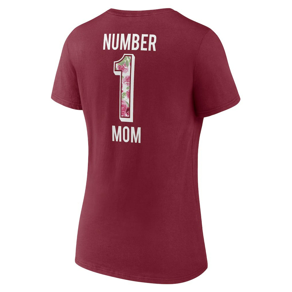 Women's Team Mother's Day V-Neck T-Shirt - Washington Commanders