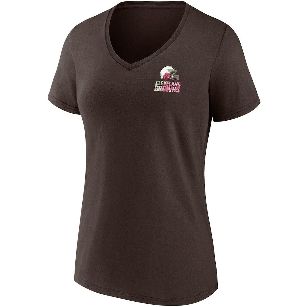 Women's Team Mother's Day V-Neck T-Shirt - Cleveland Browns