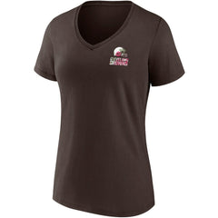 Women's Team Mother's Day V-Neck T-Shirt - Cleveland Browns