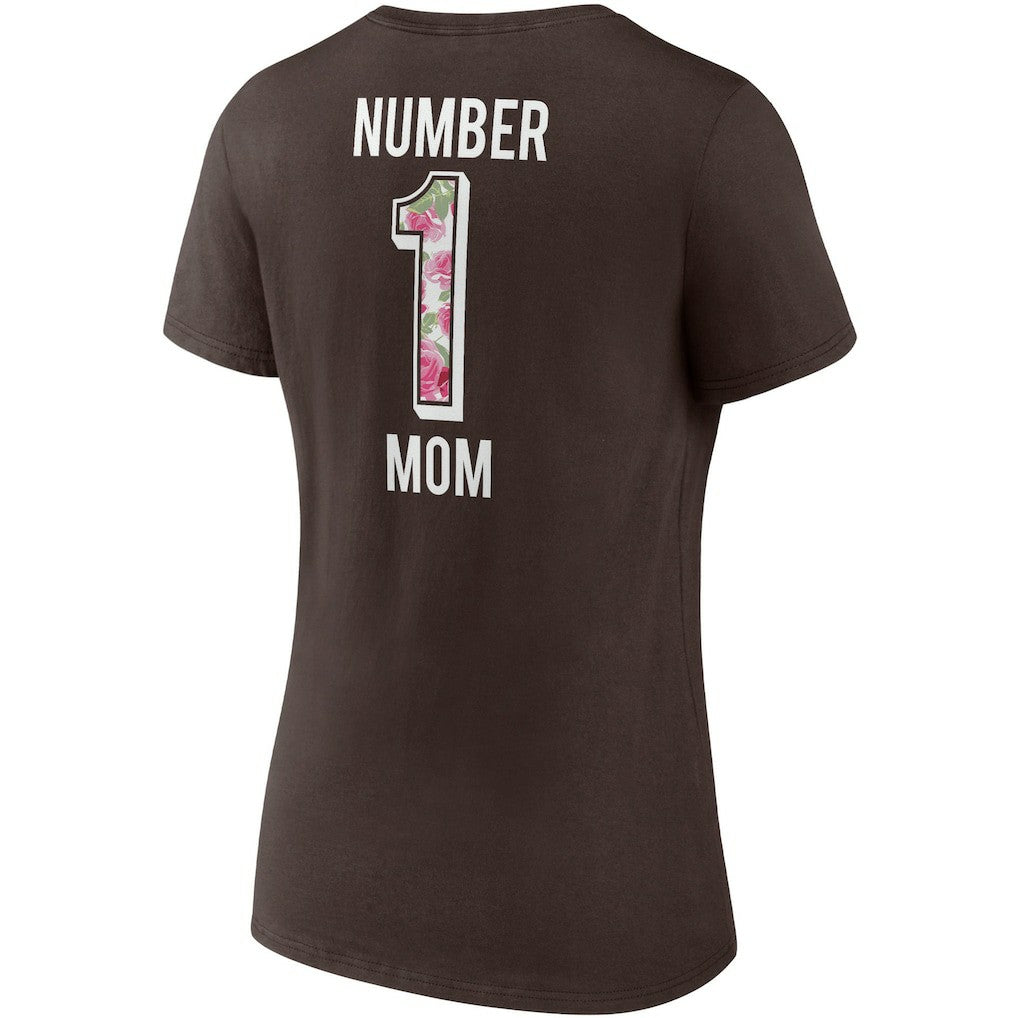 Women's Team Mother's Day V-Neck T-Shirt - Cleveland Browns