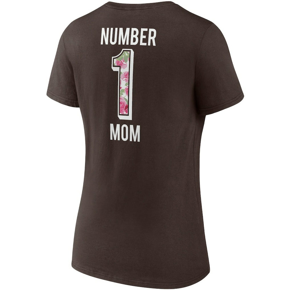 Women's Team Mother's Day V-Neck T-Shirt - Cleveland Browns