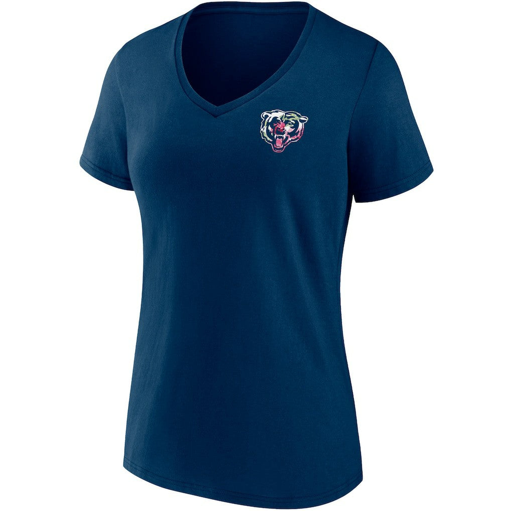 Women's Team Mother's Day V-Neck T-Shirt - Chicago Bears
