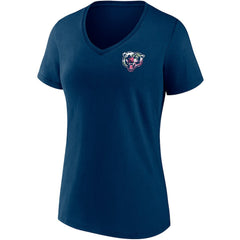 Women's Team Mother's Day V-Neck T-Shirt - Chicago Bears