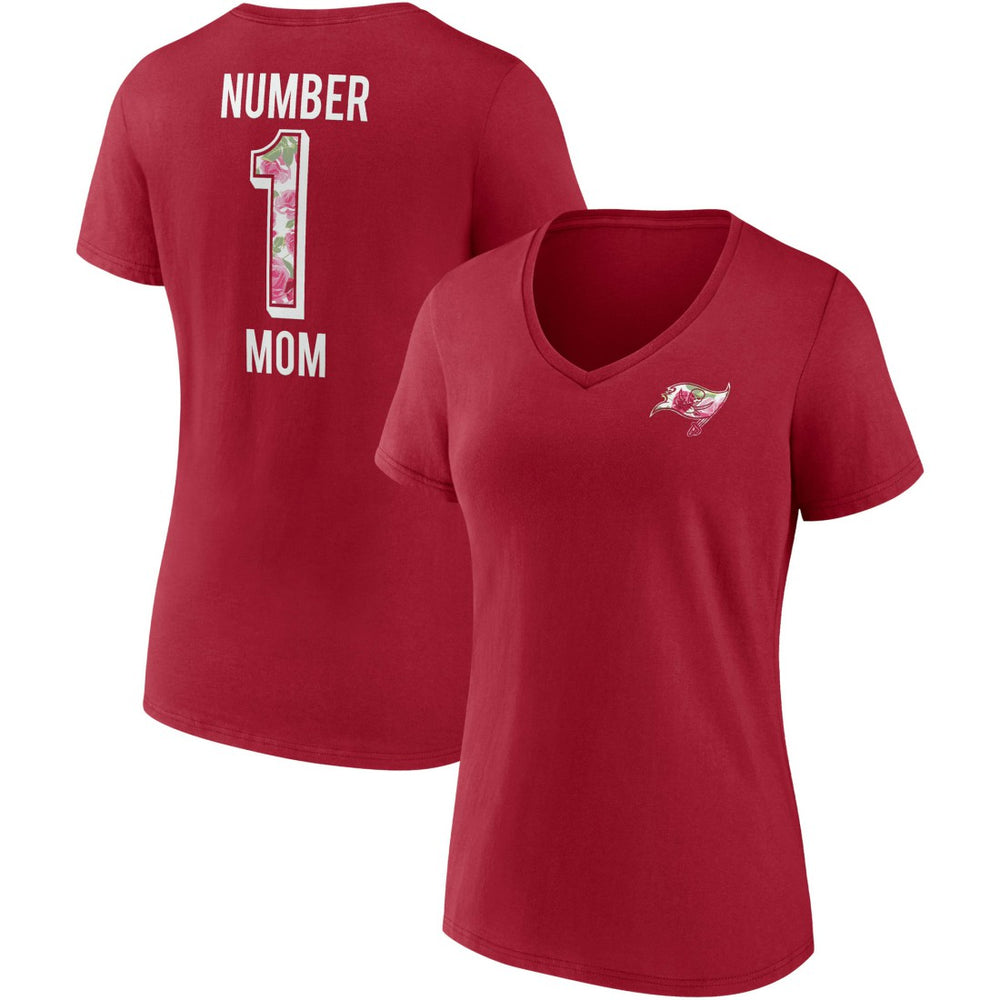 Women's Team Mother's Day V-Neck T-Shirt - Tampa Bay Buccaneers