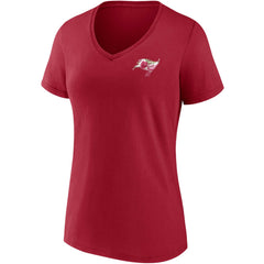 Women's Team Mother's Day V-Neck T-Shirt - Tampa Bay Buccaneers