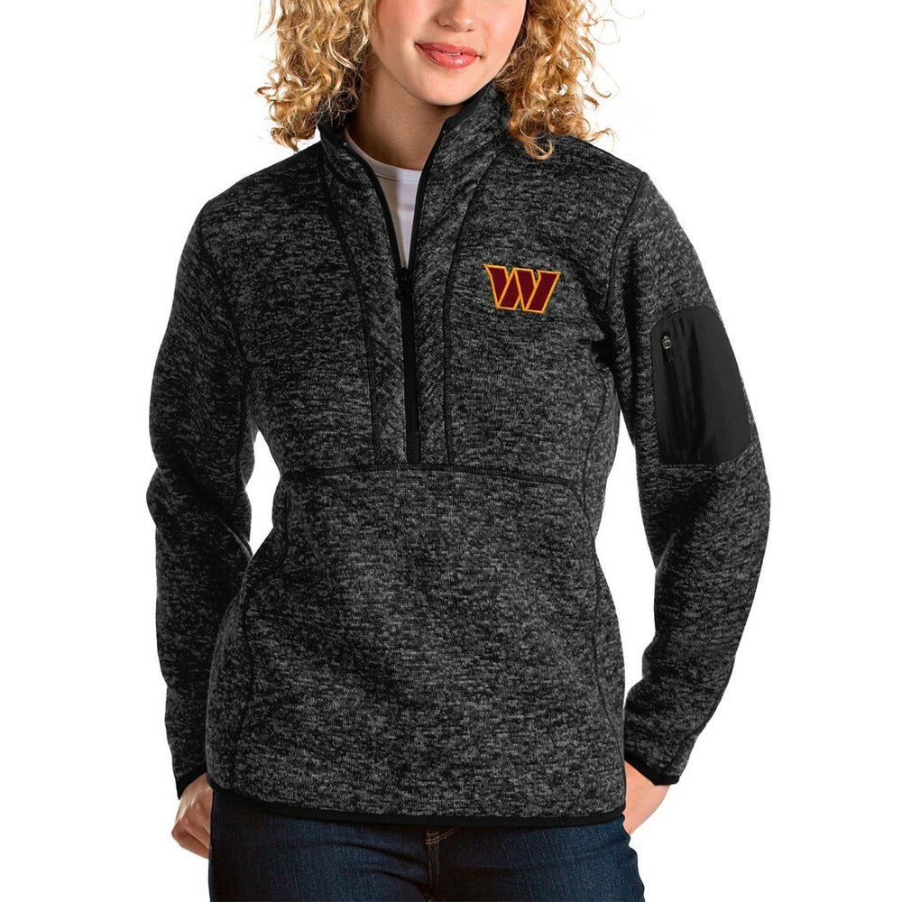Antigua Women's Fortune Quarter-Zip Pullover Jacket - Washington Commanders