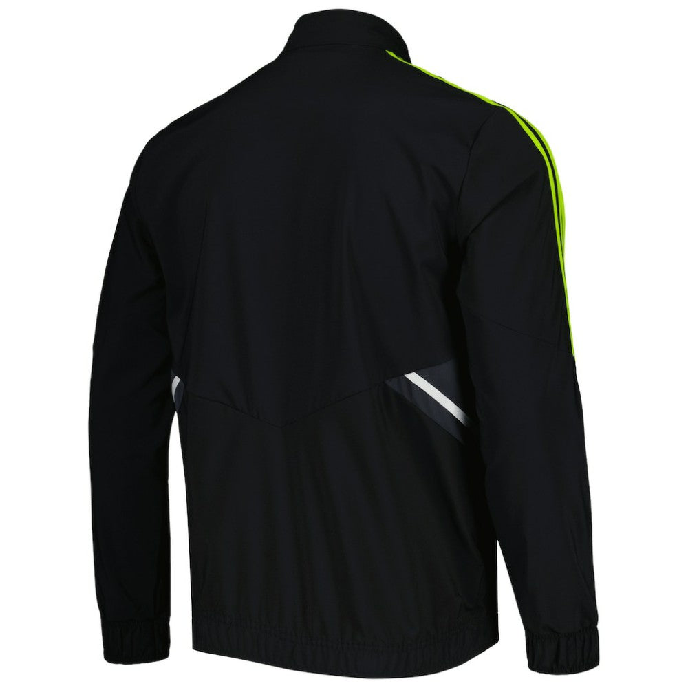 Manchester United Presentation AEROREADY Full-Zip Jacket - Adidas Black