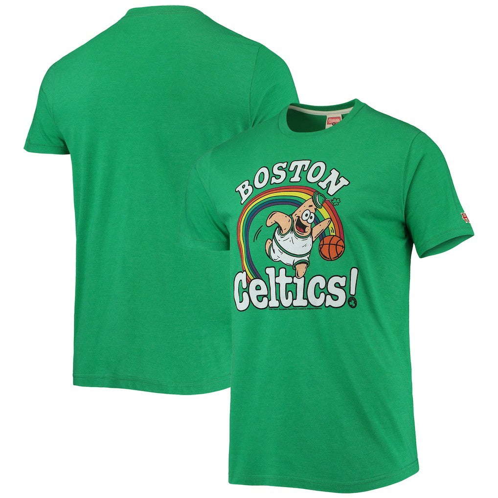 NBA Boston Celtics Homage NBA x Spongebob Collab Tri-Blend T-Shirt