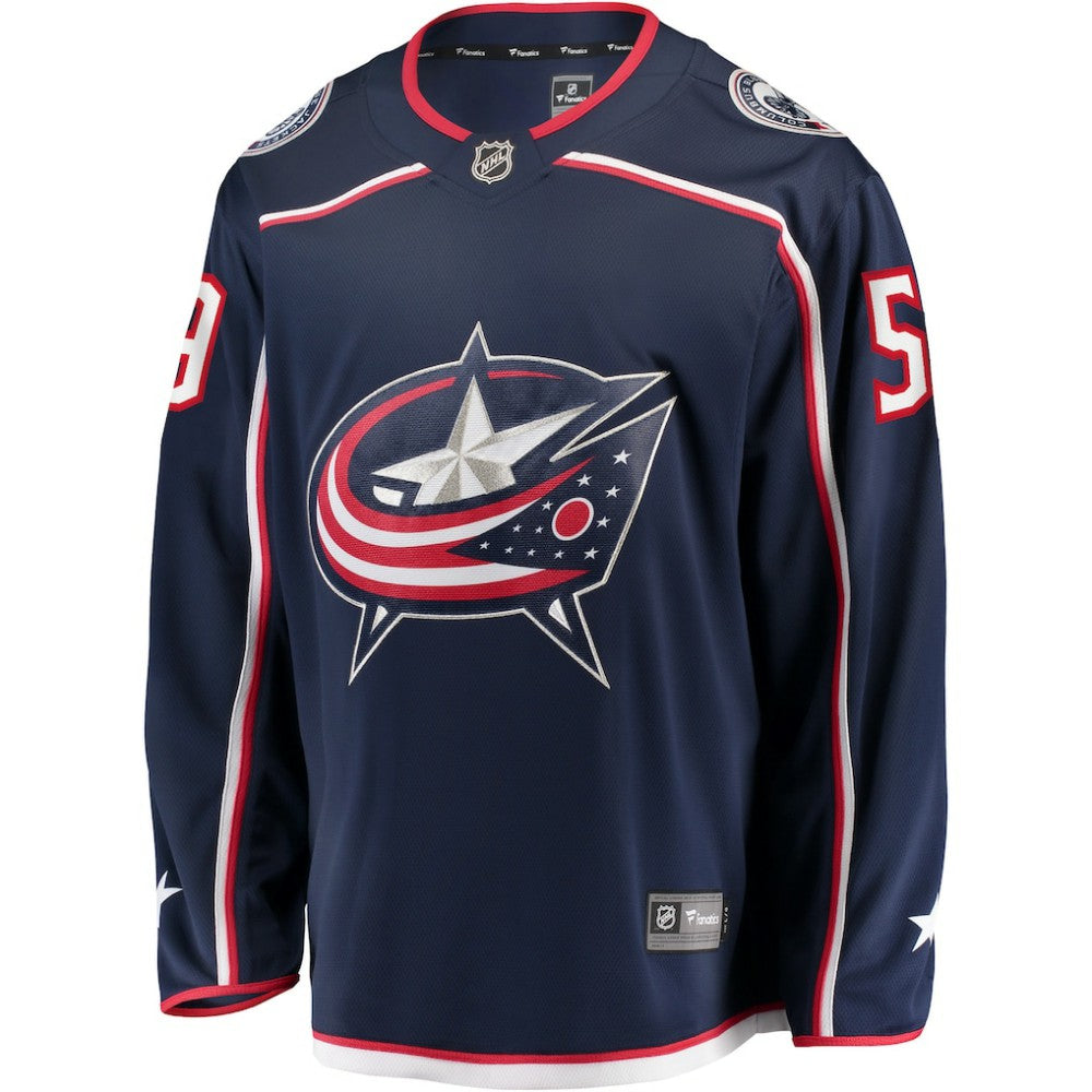 NHL Navy Yegor Chinakhov Columbus Blue Jackets Fanatics Home Breakaway Player Jersey