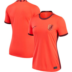 England Women's National Team Women's 2022/23 Away Replica Blank Jersey - Nike Red