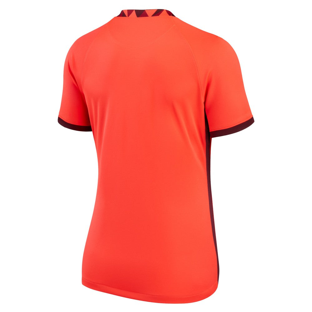England Women's National Team Women's 2022/23 Away Replica Blank Jersey - Nike Red