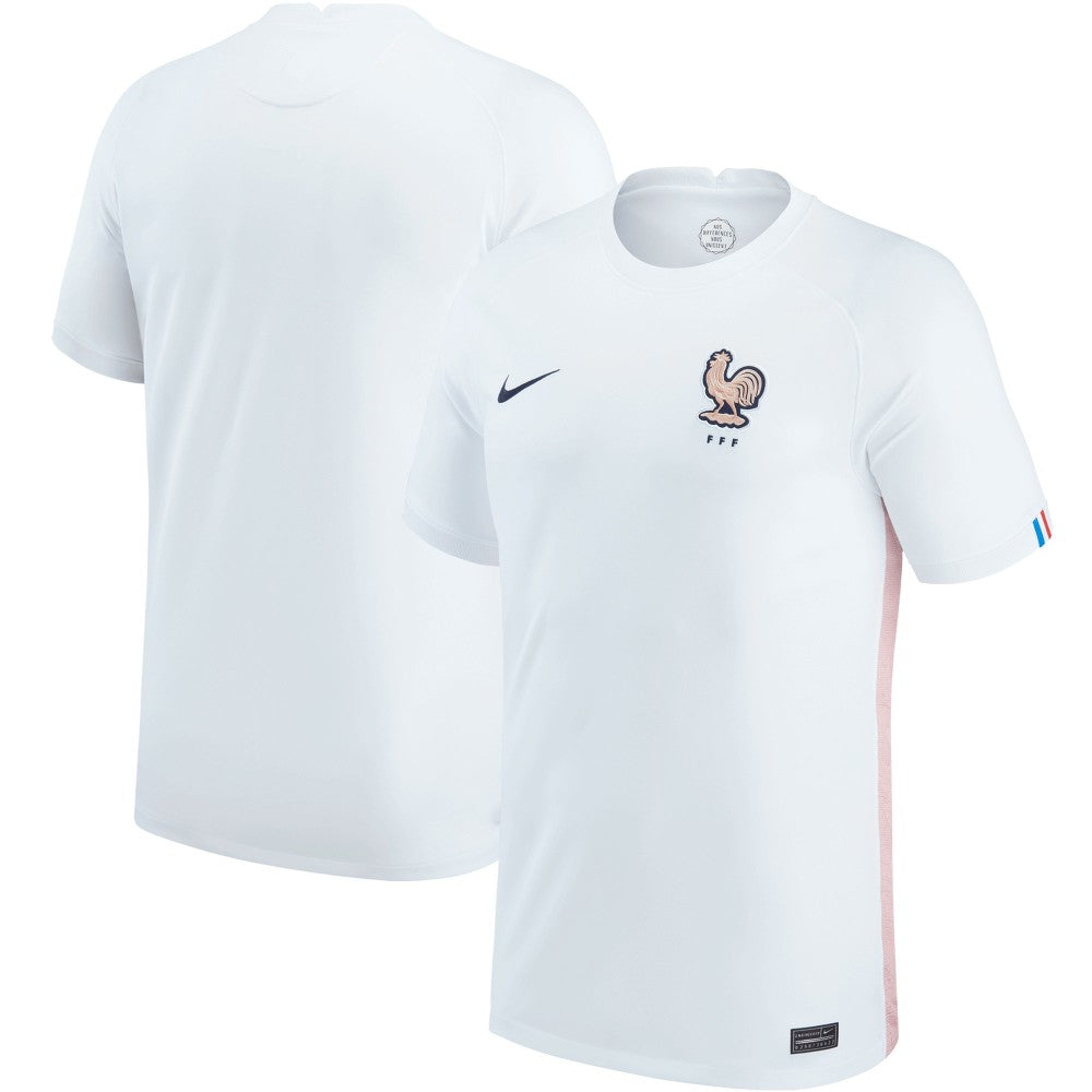 France Women's National Team 2022/23 Away Replica Blank Jersey - Nike White