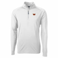 Cutter & Buck Adapt Eco Stretch Quarter-Zip Pullover Jacket - Washington Commanders