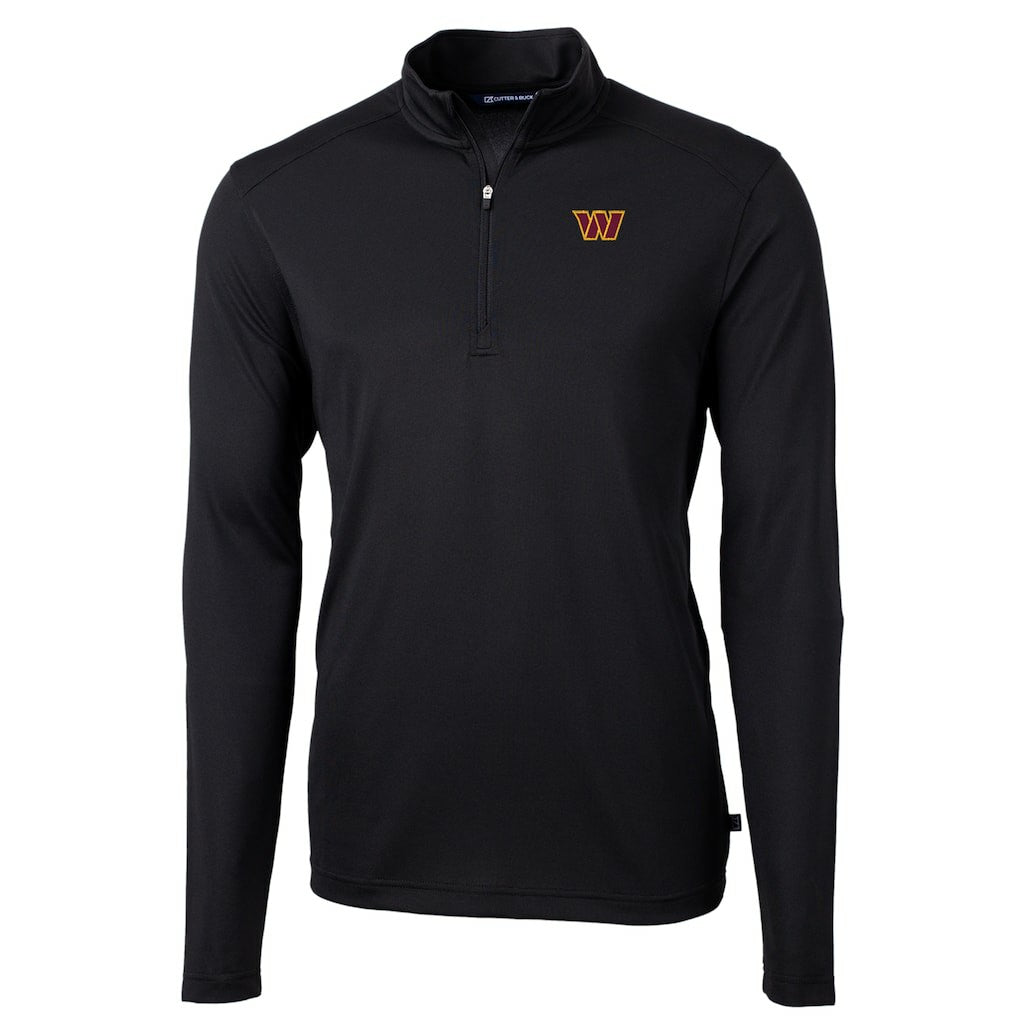 Cutter & Buck Virtue Eco Pique Half-Zip Pullover Jacket - Washington Commanders