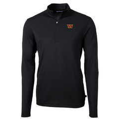 Cutter & Buck Virtue Eco Pique Half-Zip Pullover Jacket - Washington Commanders