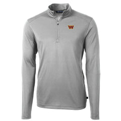 Cutter & Buck Virtue Eco Pique Half-Zip Pullover Jacket - Washington Commanders