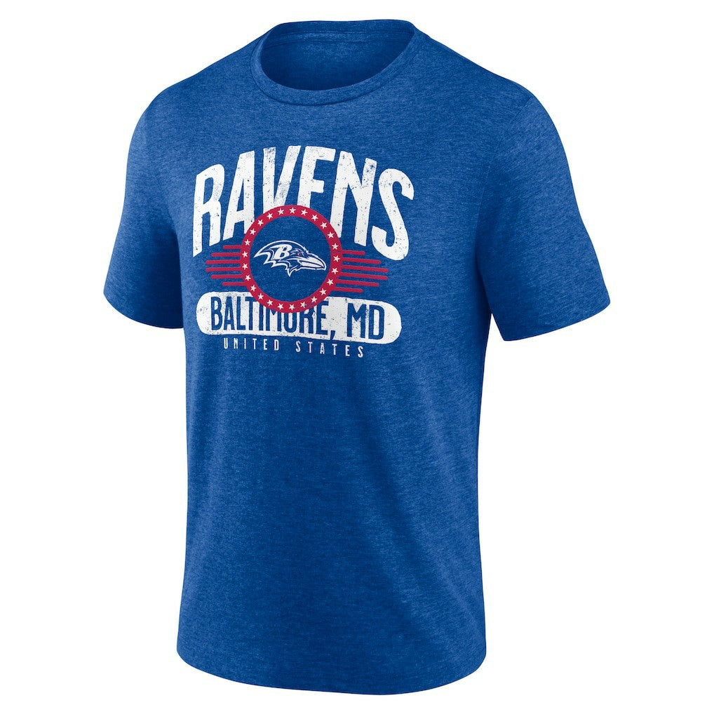 Badge of Honor Tri-Blend T-Shirt - Baltimore Ravens