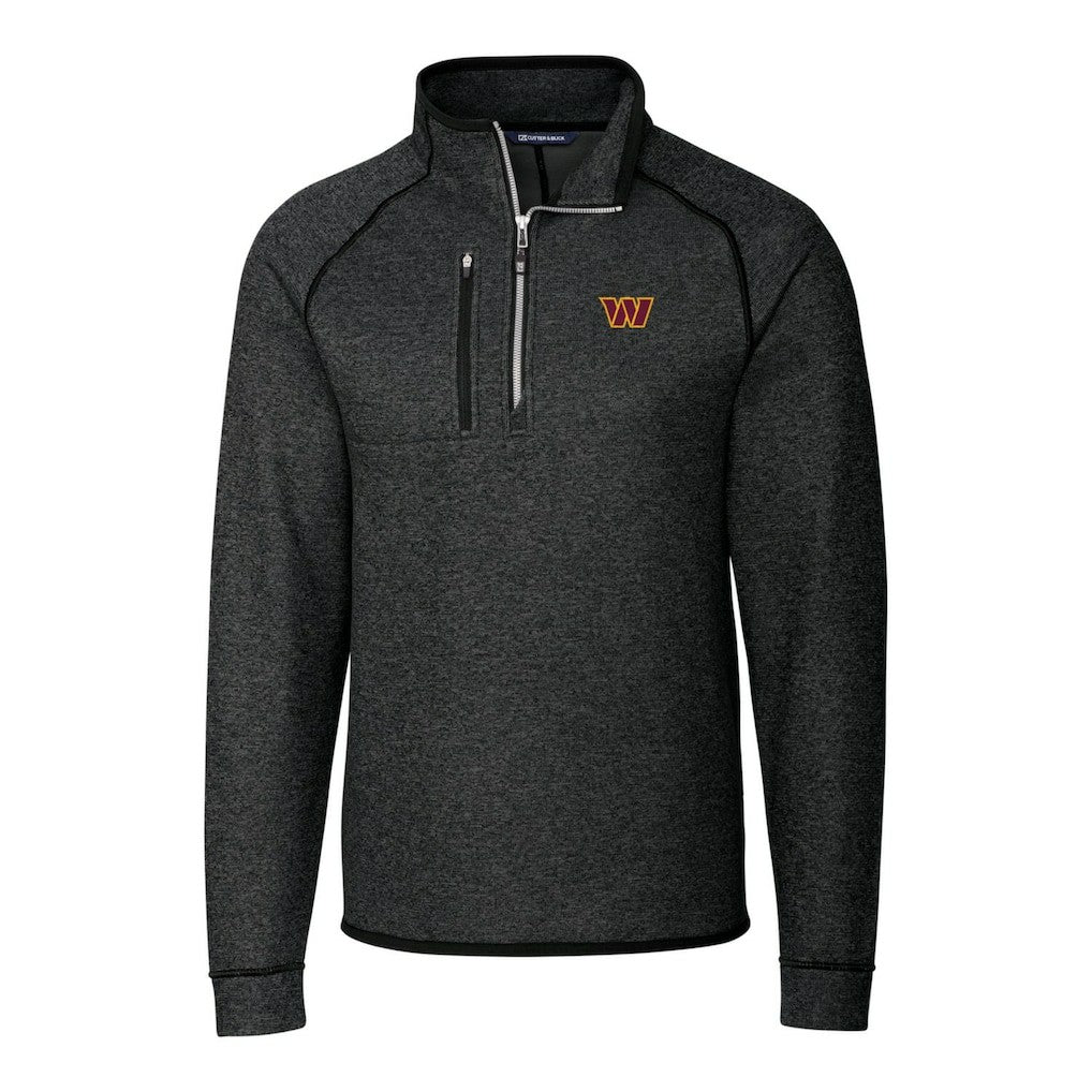 Cutter & Buck Big & Tall Mainsail Half-Zip Pullover Jacket - Washington Commanders